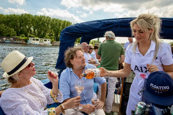 Uitzicht op de grachten van Amsterdam